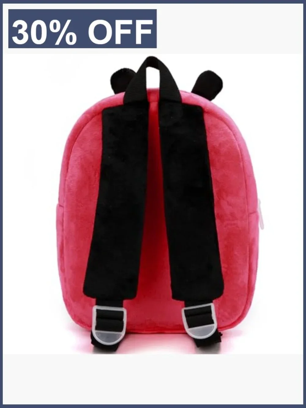 3D Zoo Animal Plush Backpack for Kids 10 inch
